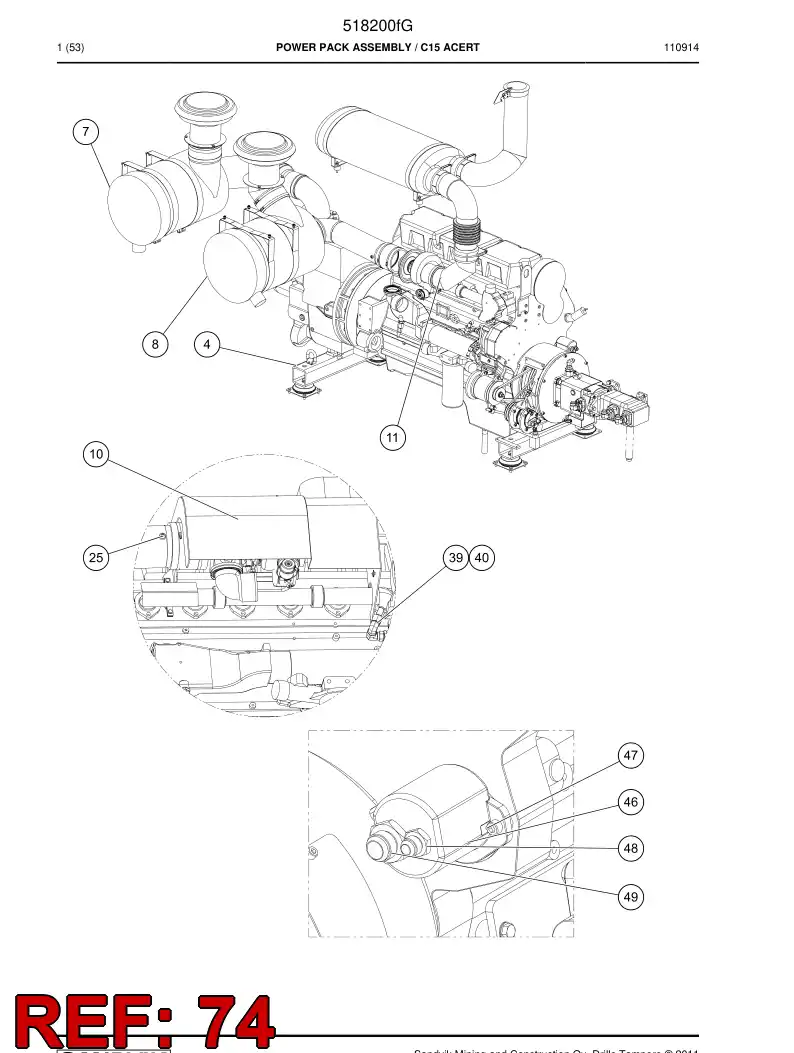 666369 666369 Bolt - Sandvik Technical Drawing