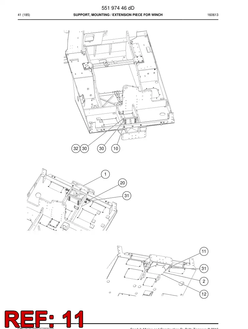 67006705 670 067 05 Screw, Hexagon Head - Sandvik Technical Drawing