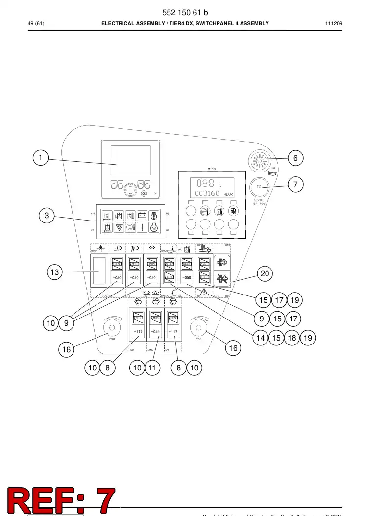 670906 670906 Lighter - Sandvik Technical Drawing