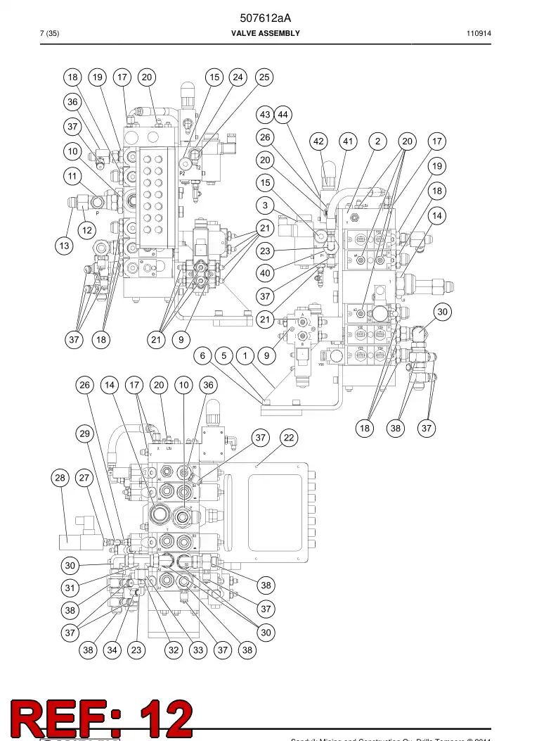 680006 680006 Nut - Sandvik Technical Drawing