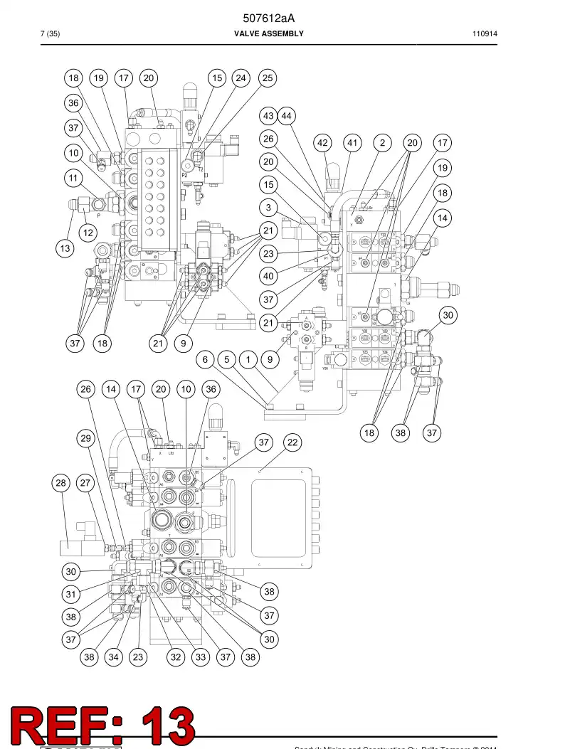 680010 680010 Reducer - Sandvik Technical Drawing