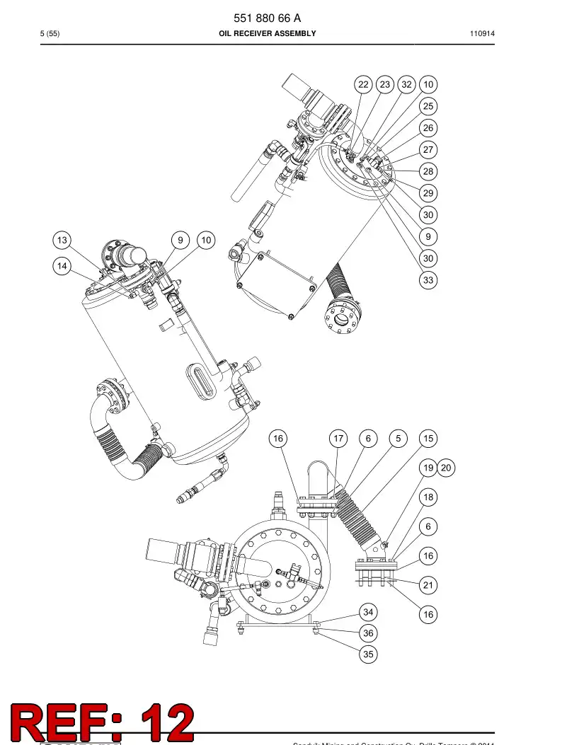 682764 682764 Adapter - Sandvik Technical Drawing