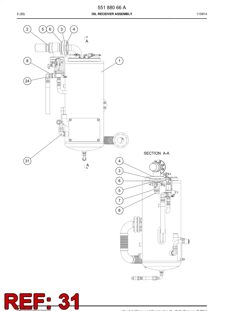 683545 683545 Elbow - Sandvik Technical Drawing