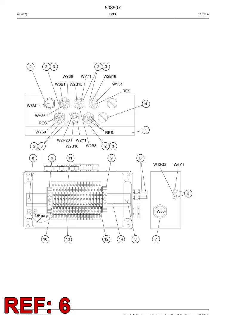 683594 683594 Gland - Sandvik Technical Drawing