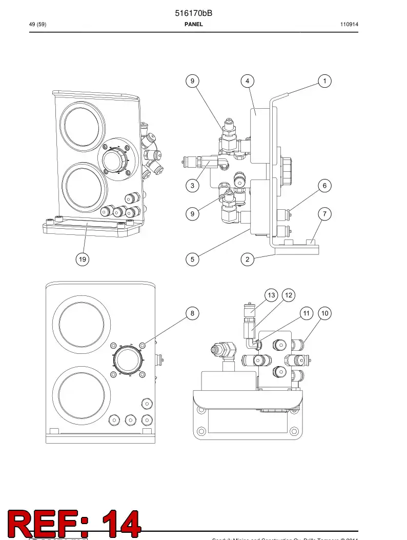 684169 684169 Hose - Sandvik Technical Drawing