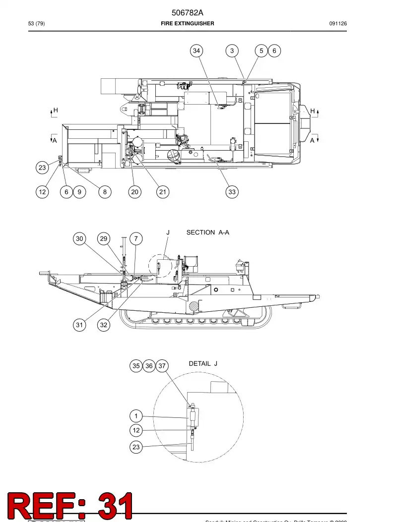 684515 684515 Hose assembly - Sandvik Technical Drawing