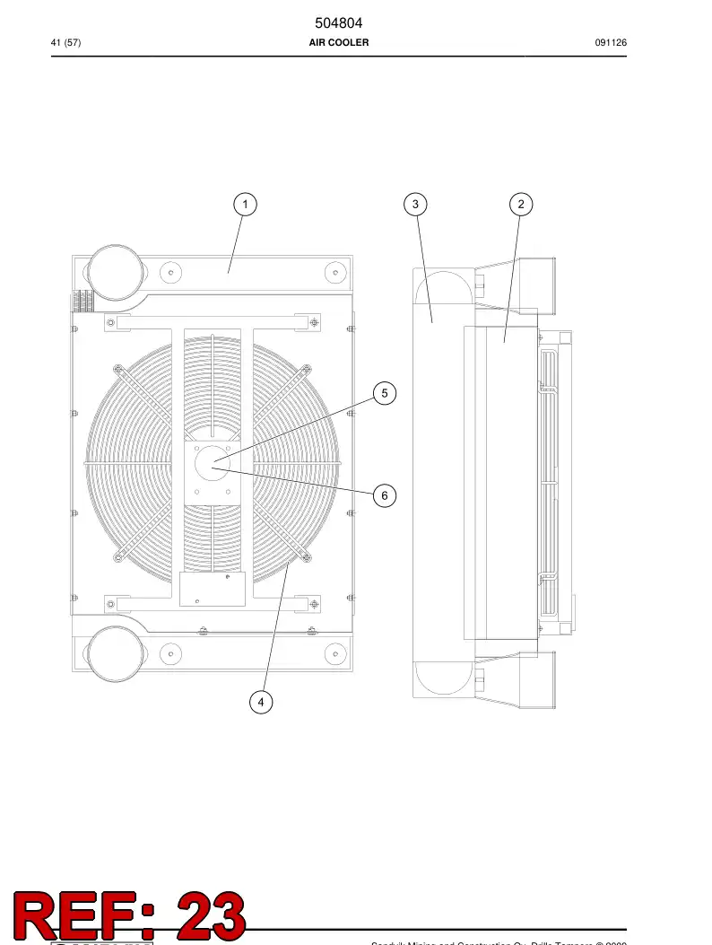 684964b 684964b Pressure relief valve - Sandvik Technical Drawing