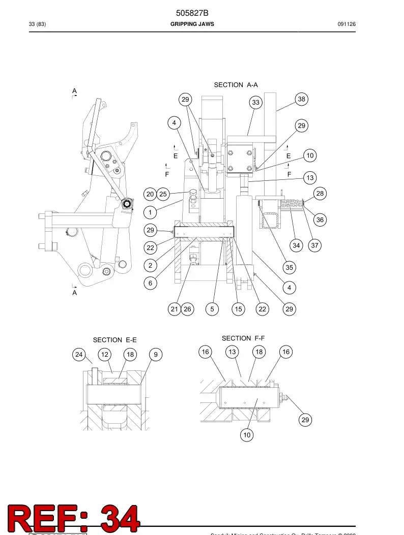 685571 685571 Spring - Sandvik Technical Drawing