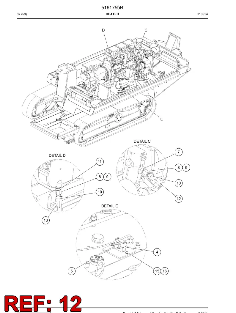 686148 686148 Hose - Sandvik Technical Drawing