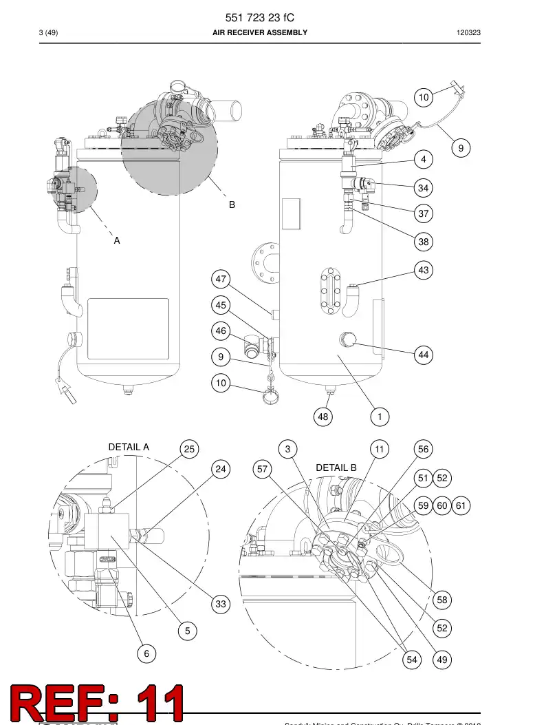 686255 686255 Seal - Sandvik Technical Drawing
