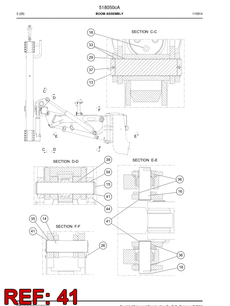687492 687492 Circlip - Sandvik Technical Drawing