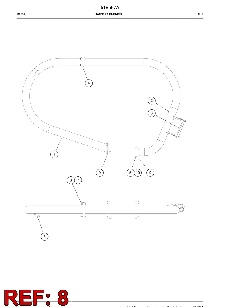 687601 687601 Bow - Sandvik Technical Drawing