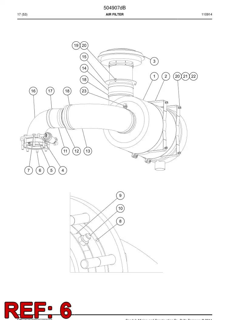 688152 688152 Hose - Sandvik Technical Drawing