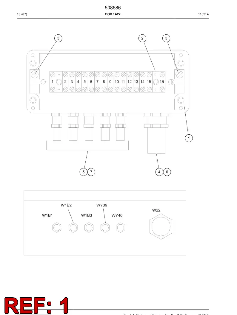 688154 688154 Box - Sandvik Technical Drawing