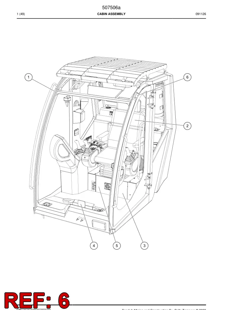 688477 688477 Mirror - Sandvik Technical Drawing