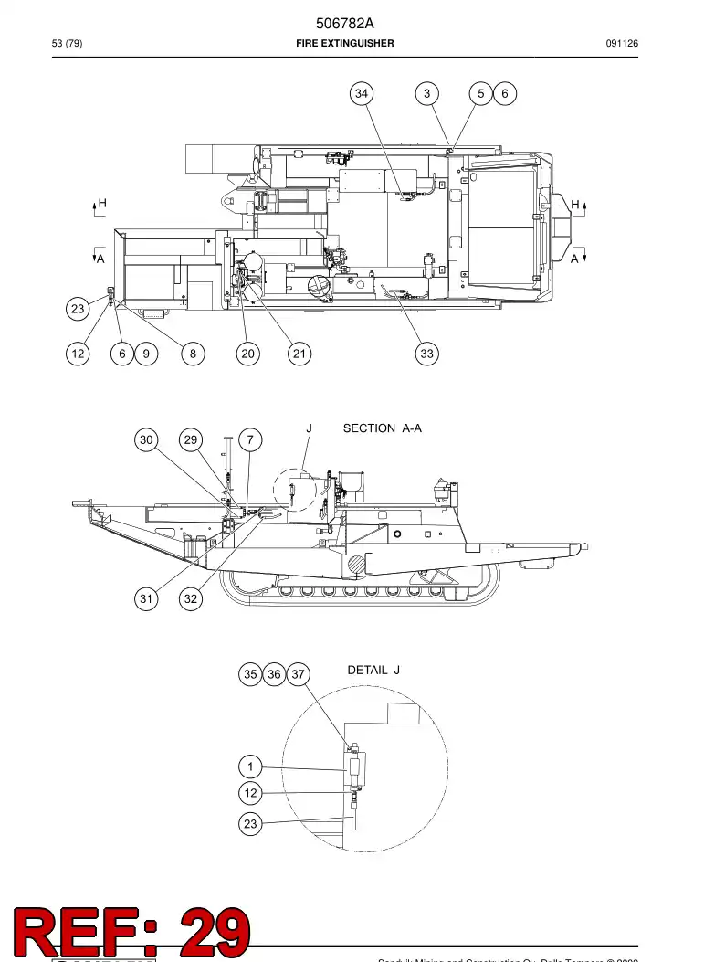 688879 688879 Hose assembly - Sandvik Technical Drawing