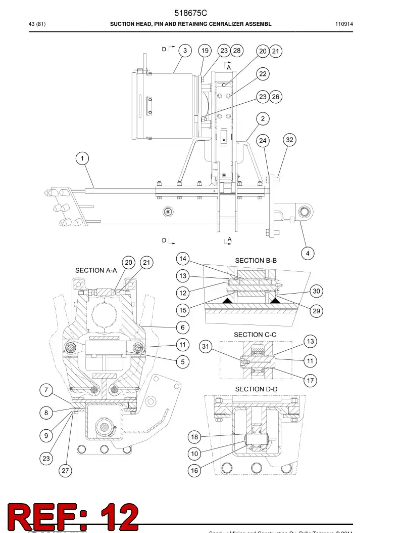 689329 689329 Pin - Sandvik Technical Drawing