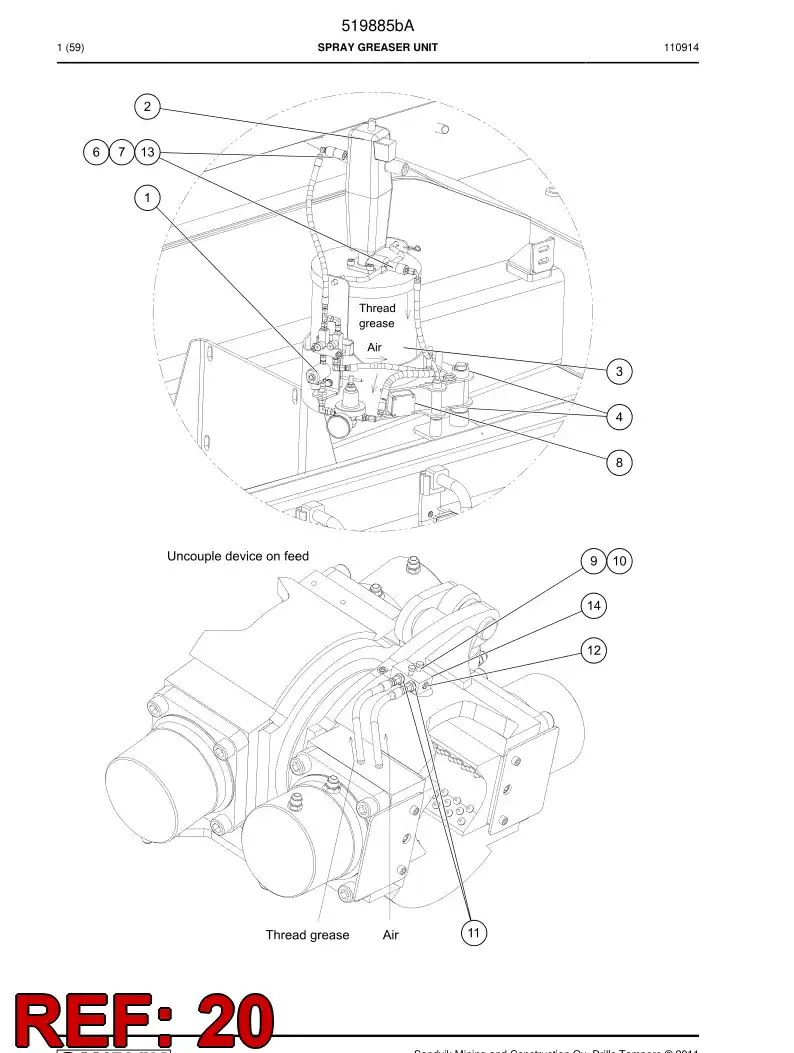 689824 689824 Connector - Sandvik Technical Drawing