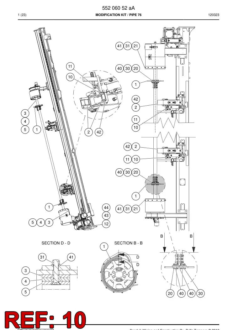 689918 689918 Shim - Sandvik Technical Drawing