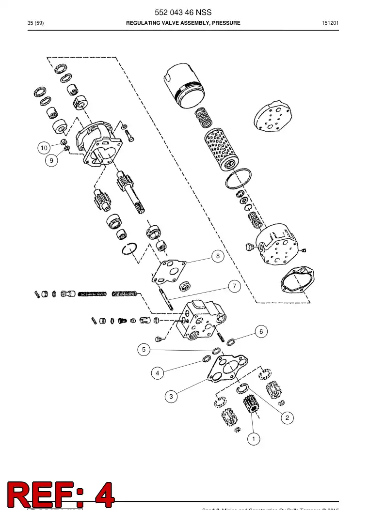 69016528 690 165 28 O-Ring - Sandvik Technical Drawing