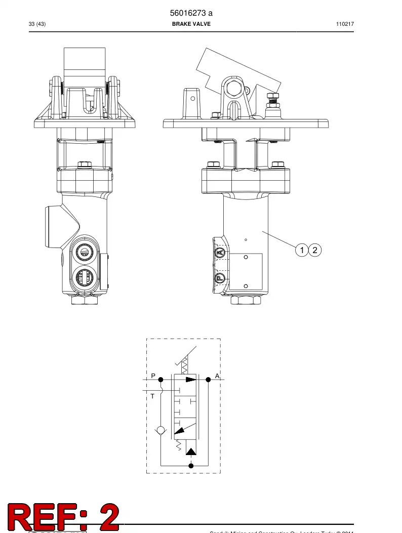 69022710 690 227 10 Repair kit - Sandvik Technical Drawing