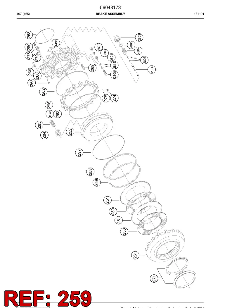 69038471 690 384 71 Gasket - Sandvik Technical Drawing
