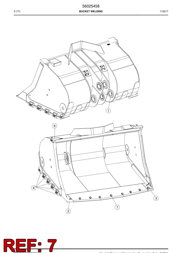 69039980 690 399 80 Weld-on boss - Sandvik Technical Drawing