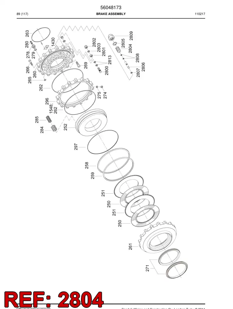 69040276 690 402 76 Bushing - Sandvik Technical Drawing