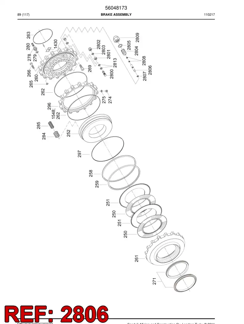 69040278 690 402 78 Pin, Wear Indicating - Sandvik Technical Drawing