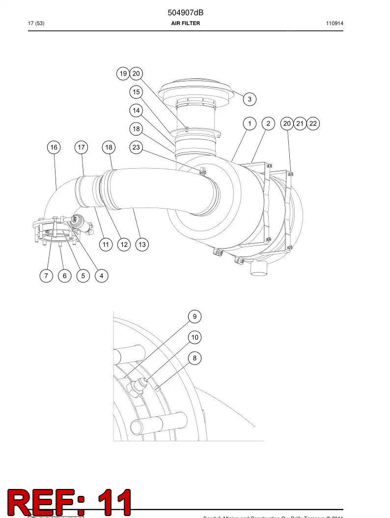 690867 690867 Hose - Sandvik Technical Drawing