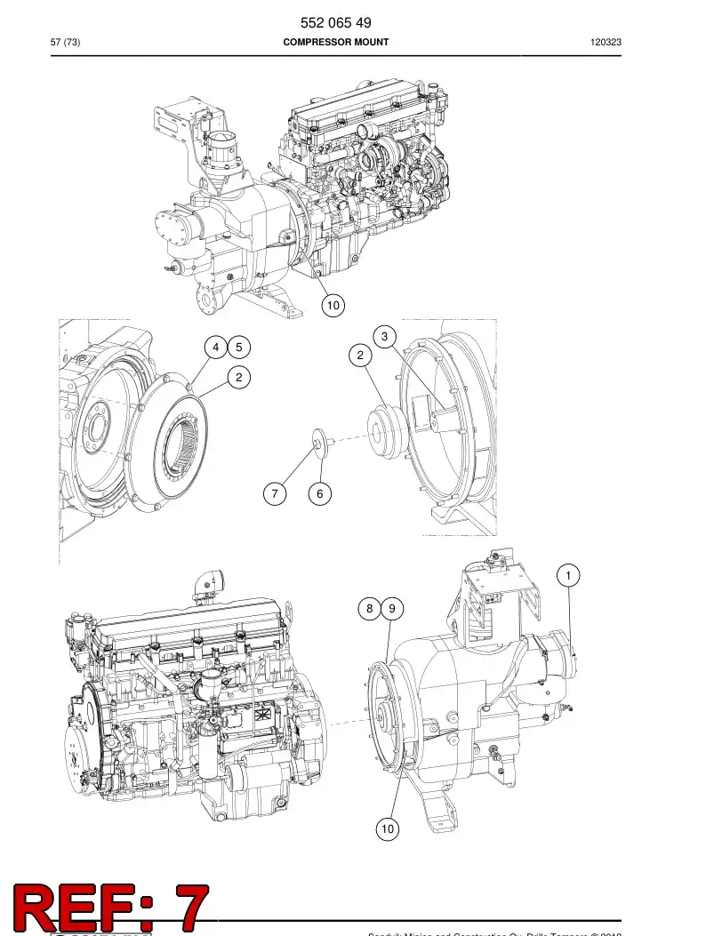 691505 691505 Bolt - Sandvik Technical Drawing