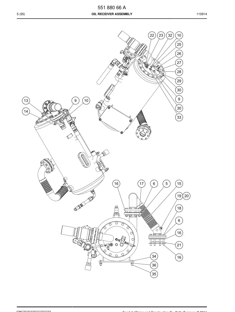 691645 691645 Check valve - Sandvik Technical Drawing