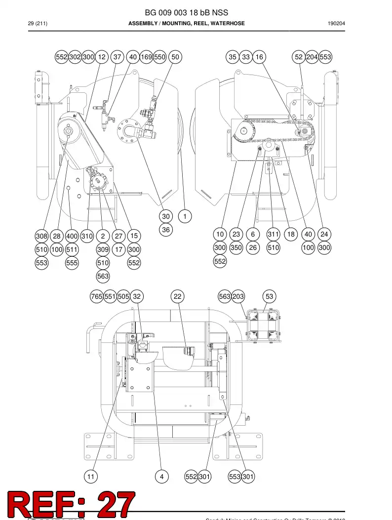 70090393a 700 903 93a CADENA - Sandvik Technical Drawing
