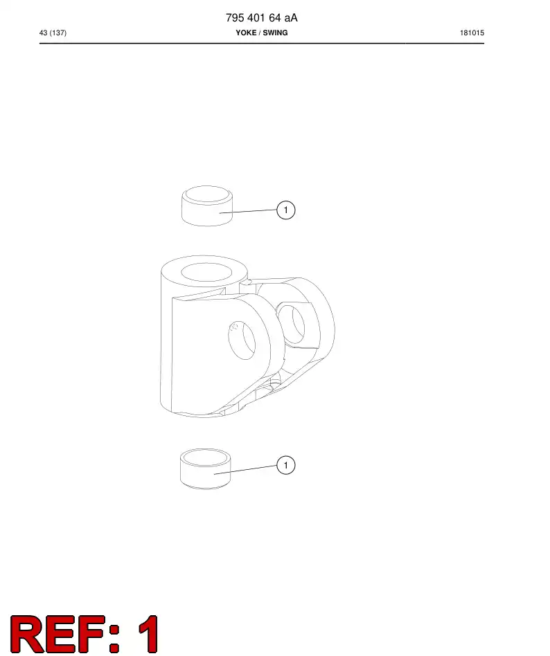 70180413 701 804 13 BUSHING - Sandvik Technical Drawing