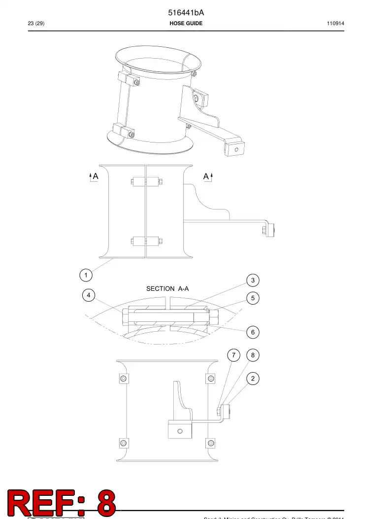 702168 702168 Spring washer - Sandvik Technical Drawing