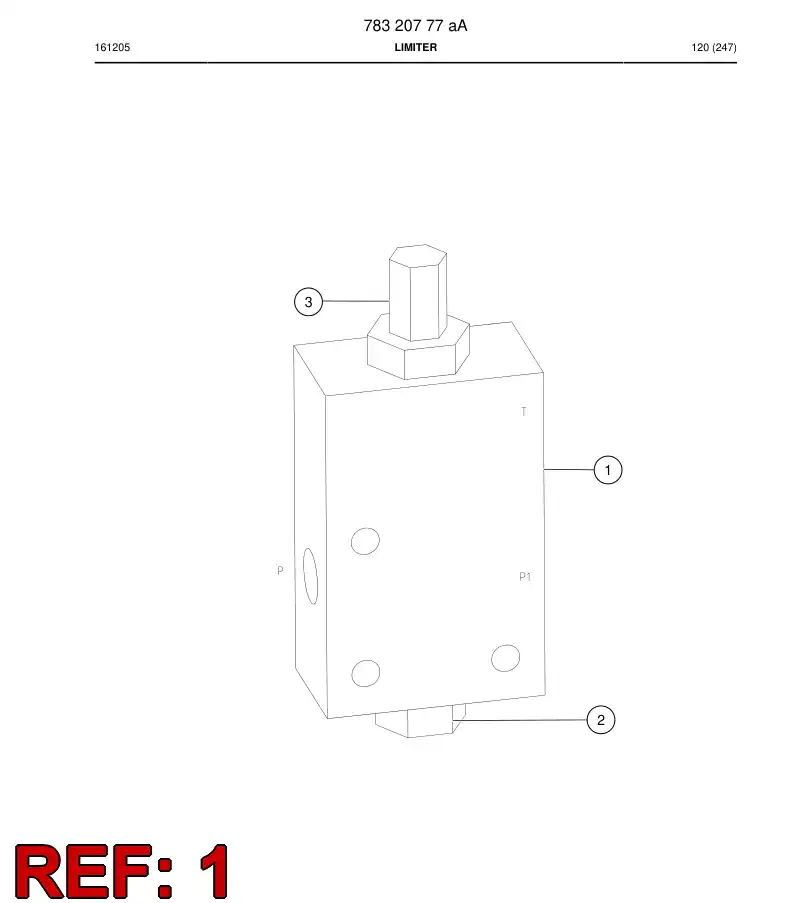 70290444 702 904 44 Body - Sandvik Technical Drawing