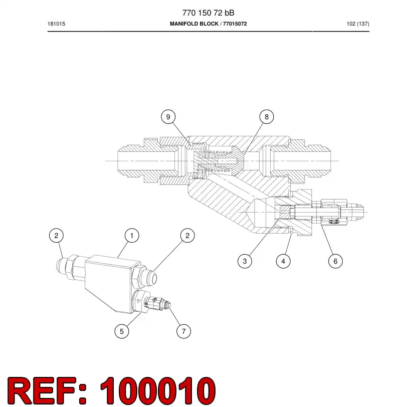 70290668a 702 906 68a Body - Sandvik Technical Drawing
