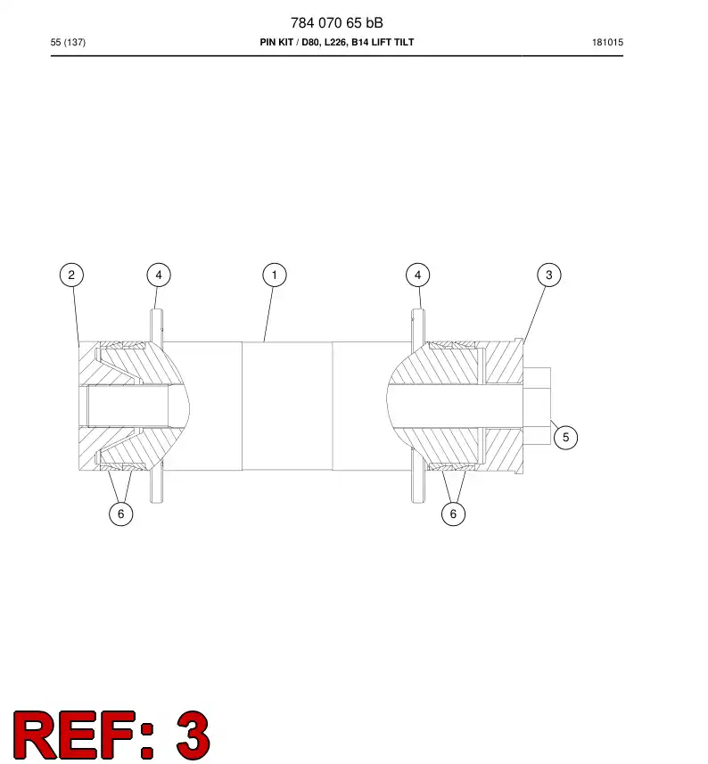 70391140b 703 911 40b WASHER - Sandvik Technical Drawing