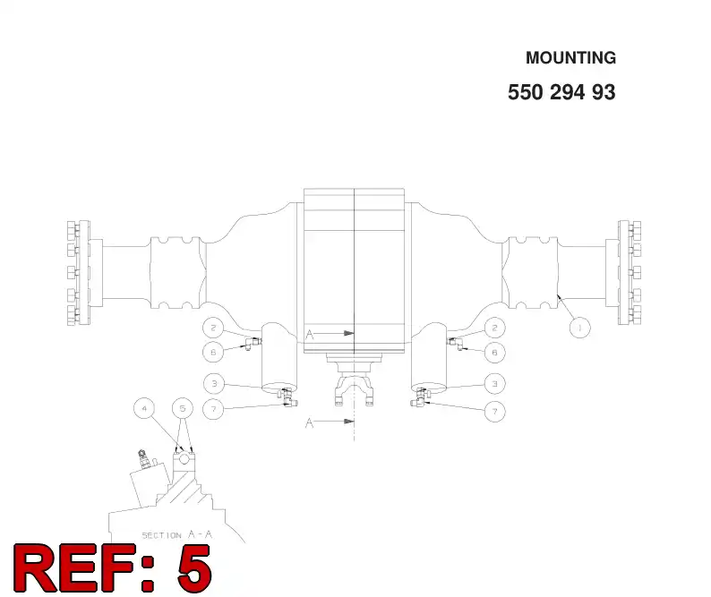 71190636 711 906 36 SCREW - Sandvik Technical Drawing