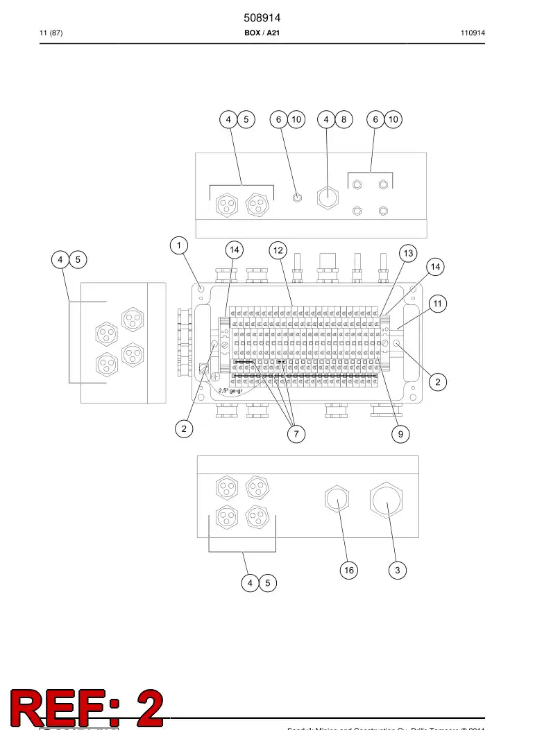 727452 727452 Screw - Sandvik Technical Drawing