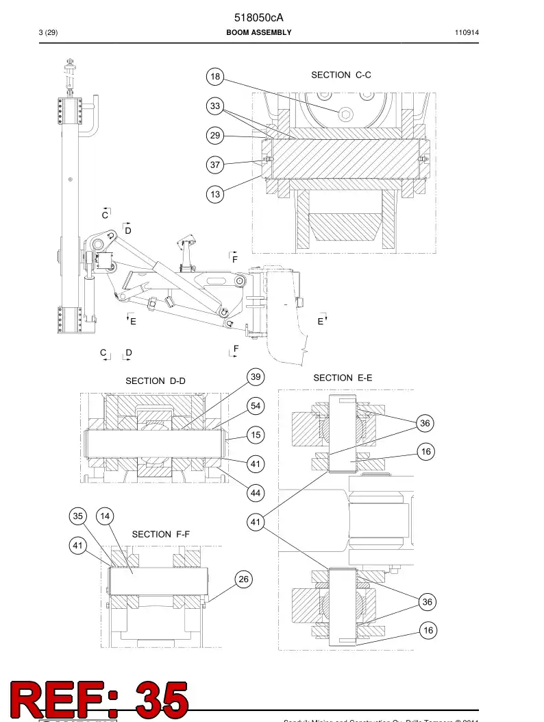 727512 727512 Bushing - Sandvik Technical Drawing