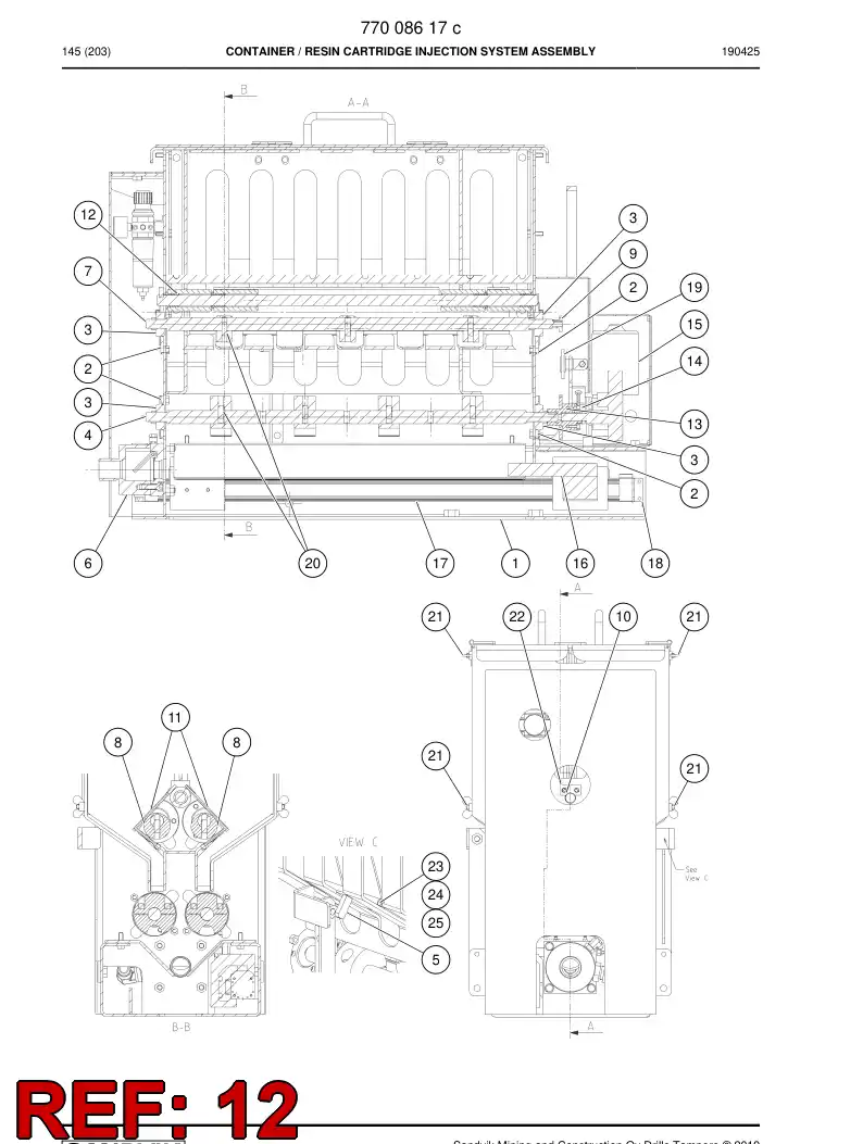 73181058 731 810 58 Bushing - Sandvik Technical Drawing