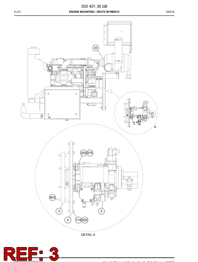 73225750 732 257 50 Cover - Sandvik Technical Drawing