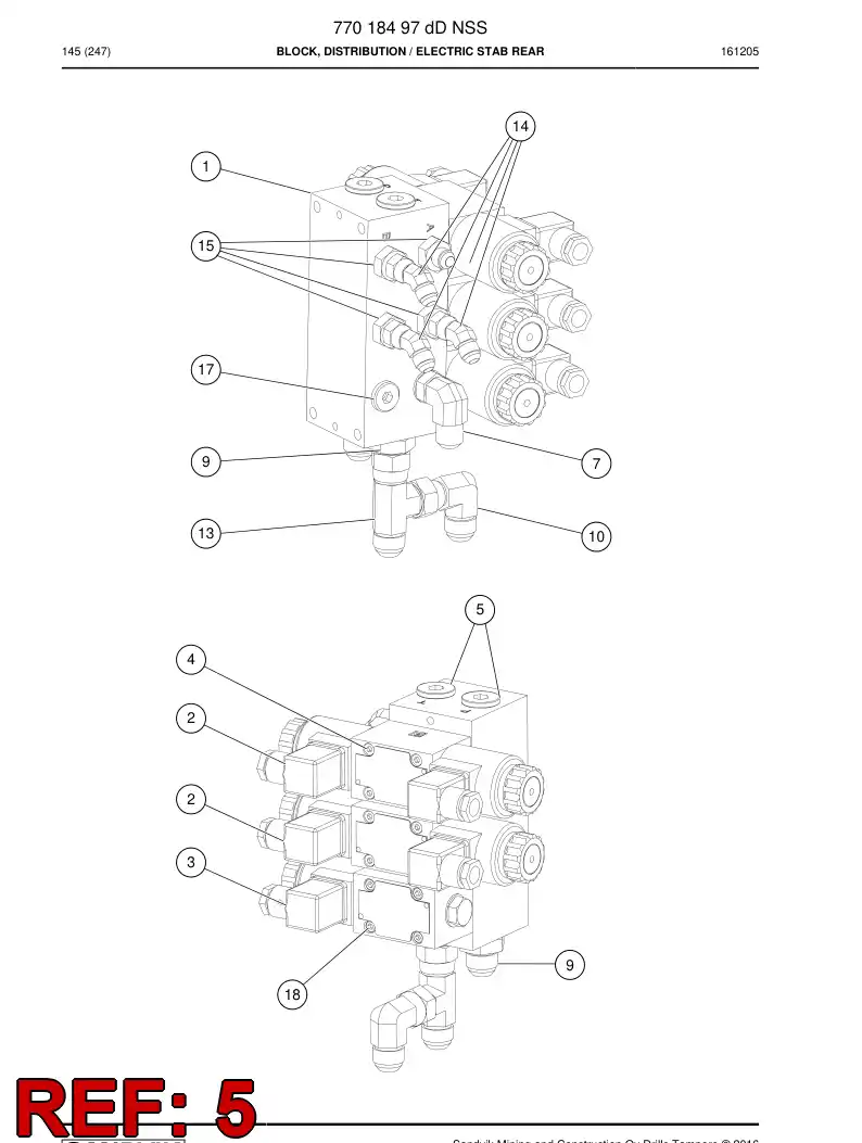 73283231 732 832 31 Plug, Male - Sandvik Technical Drawing