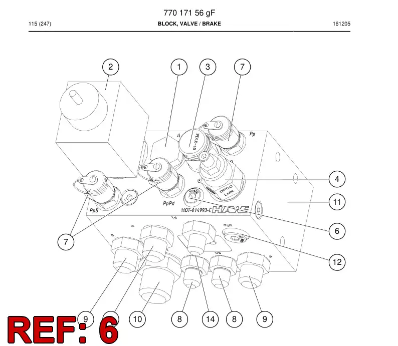 73283235 732 832 35 Plug - Sandvik Technical Drawing