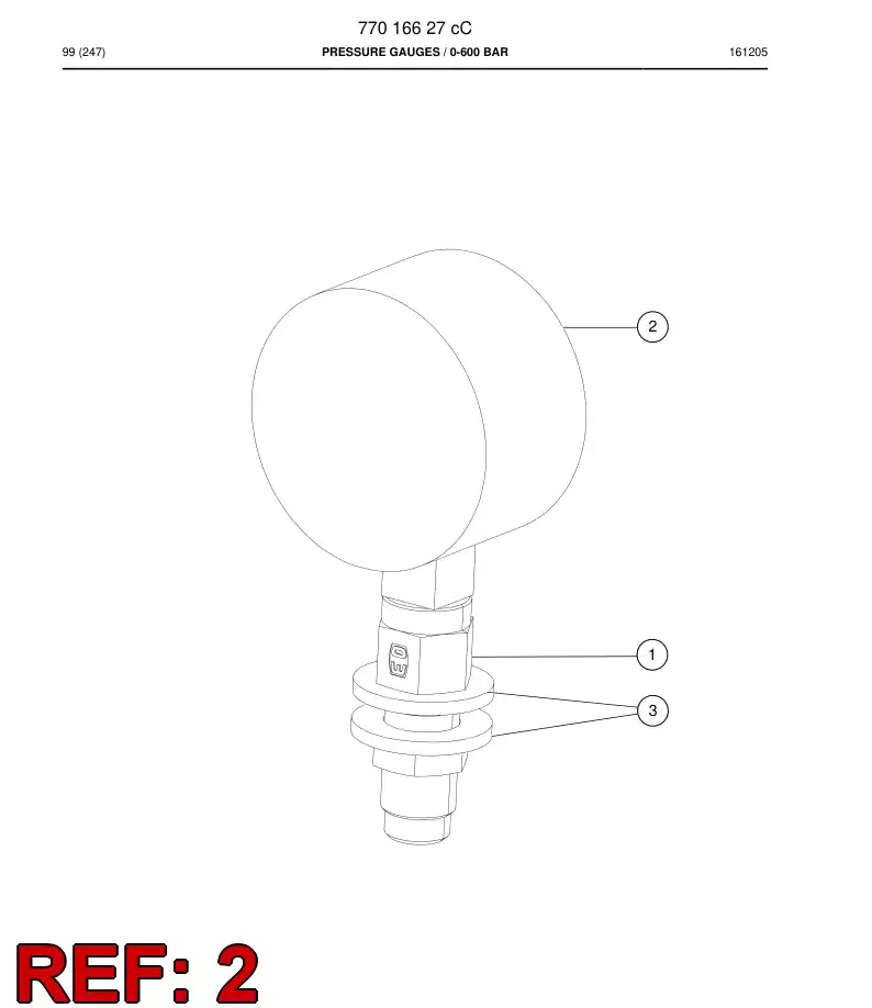 73331022b 733 310 22b GAUGE - Sandvik Technical Drawing