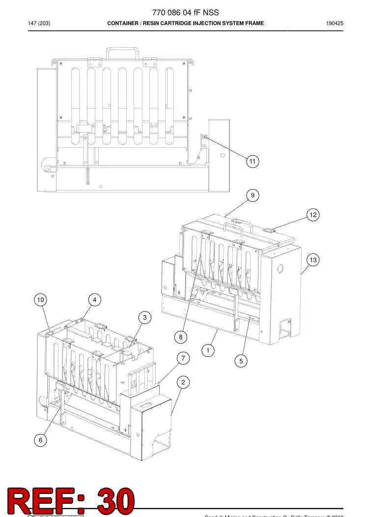 73390010 733 900 10 Washer - Sandvik Technical Drawing