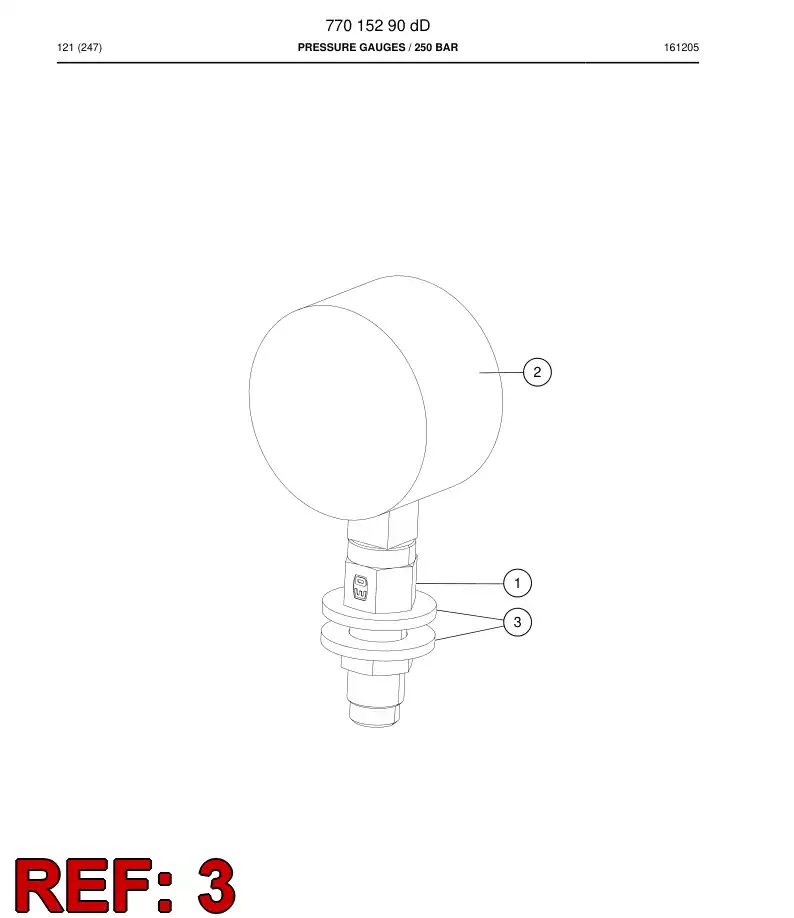 73390016 733 900 16 WASHER - Sandvik Technical Drawing