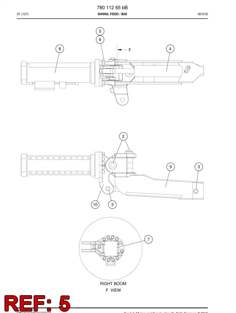 73390122 733 901 22 Washer - Sandvik Technical Drawing