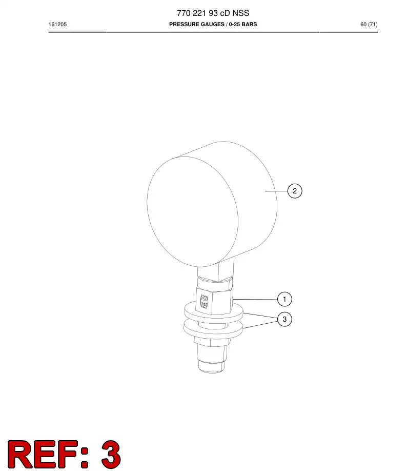 73390966 733 909 66 WASHER - Sandvik Technical Drawing